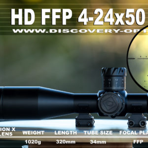DISCOVERY HD/34 FFP 4-24X50SFIR 1/10MIL Oldalparallaxos céltávcső
