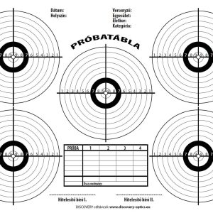 Shooting target can be printed in A4, free of charge