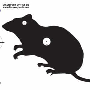 Silhouette animal target with kill zone