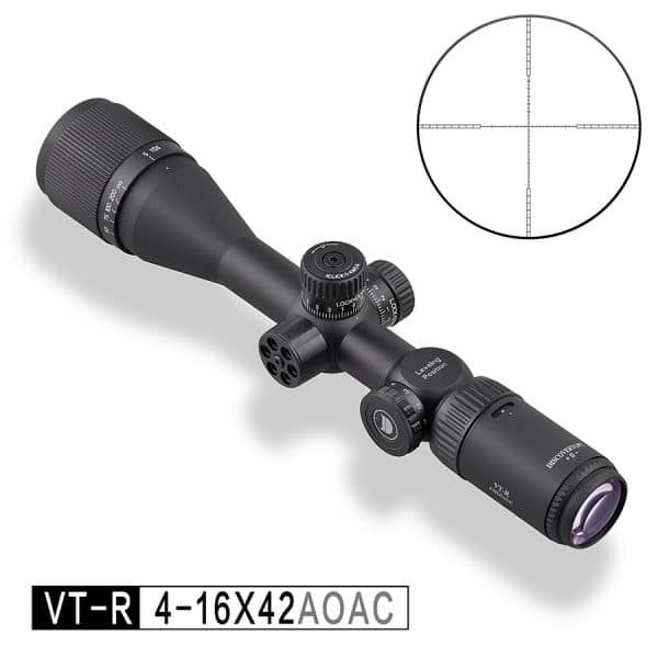 DISCOVERY VT-R 4-16X42AOAC HK 1/4MOA Frontparallaxos céltávcső