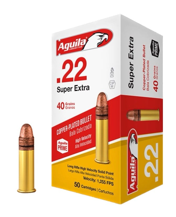 .22LR Aguila Super Extra HV SP CopPlat
