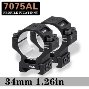 Discoveryopt premium 7075AL medium mount 34mm 20mm picatinny