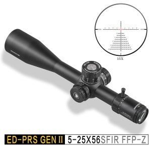 Discoveryopt ED PRS GEN2 5-25X56SFIR FFP-Z 1/10MIL ZEROSTOP