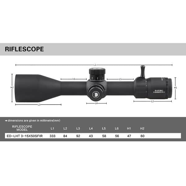 Discoveryopt ED LHT GEN2 3-15X50SFIR FFP-Z