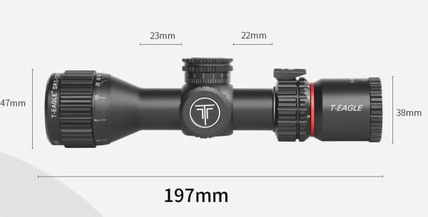 T-Eagle SR 3-12X32AO FFP IR