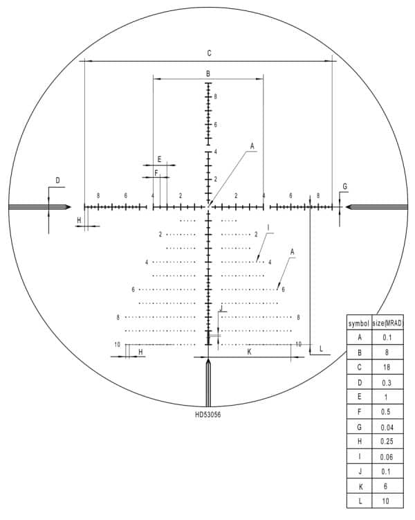 Discoveryopt HD GEN II 5-30X56SFIR FFP ZEROSTOP