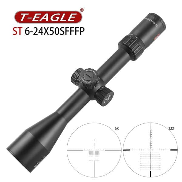 T-Eagle Stellar ST 6-24X50FFP 1/10MIL Oldalparallaxos céltávcső