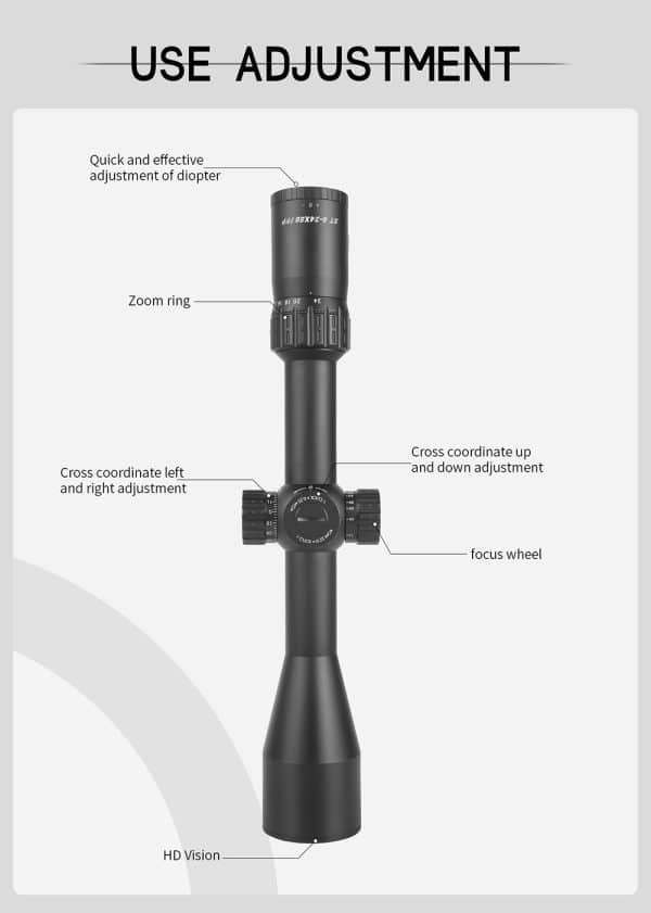 T-Eagle Stellar ST 6-24X50FFP 1/10MIL Oldalparallaxos céltávcső