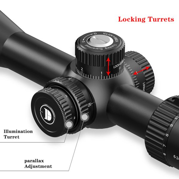 Discoveryopt LHD NV 6-24X50SFIR FFP-L 1/8MOA Oldalparallaxos céltávcső